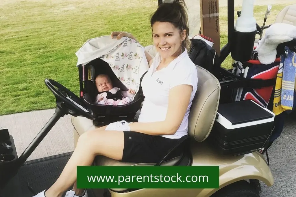 How to install a baby car seat on a gulf cart