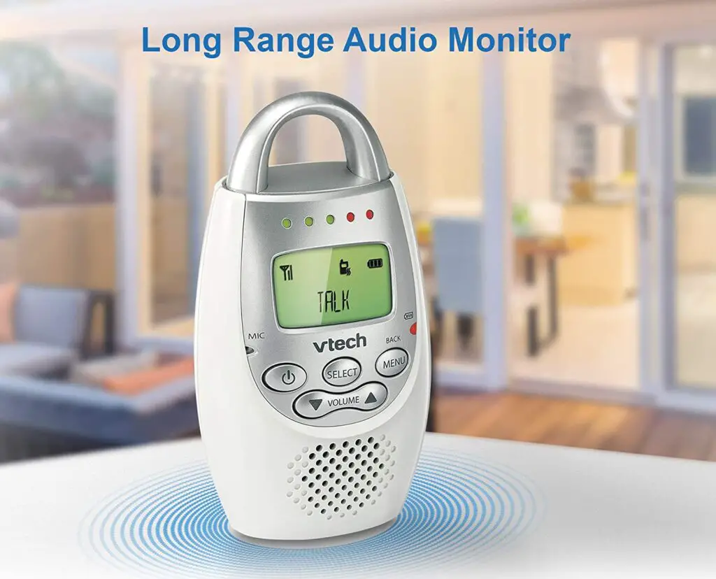 Clear audio and long range Vibrating Baby Monitor for Deaf Parents