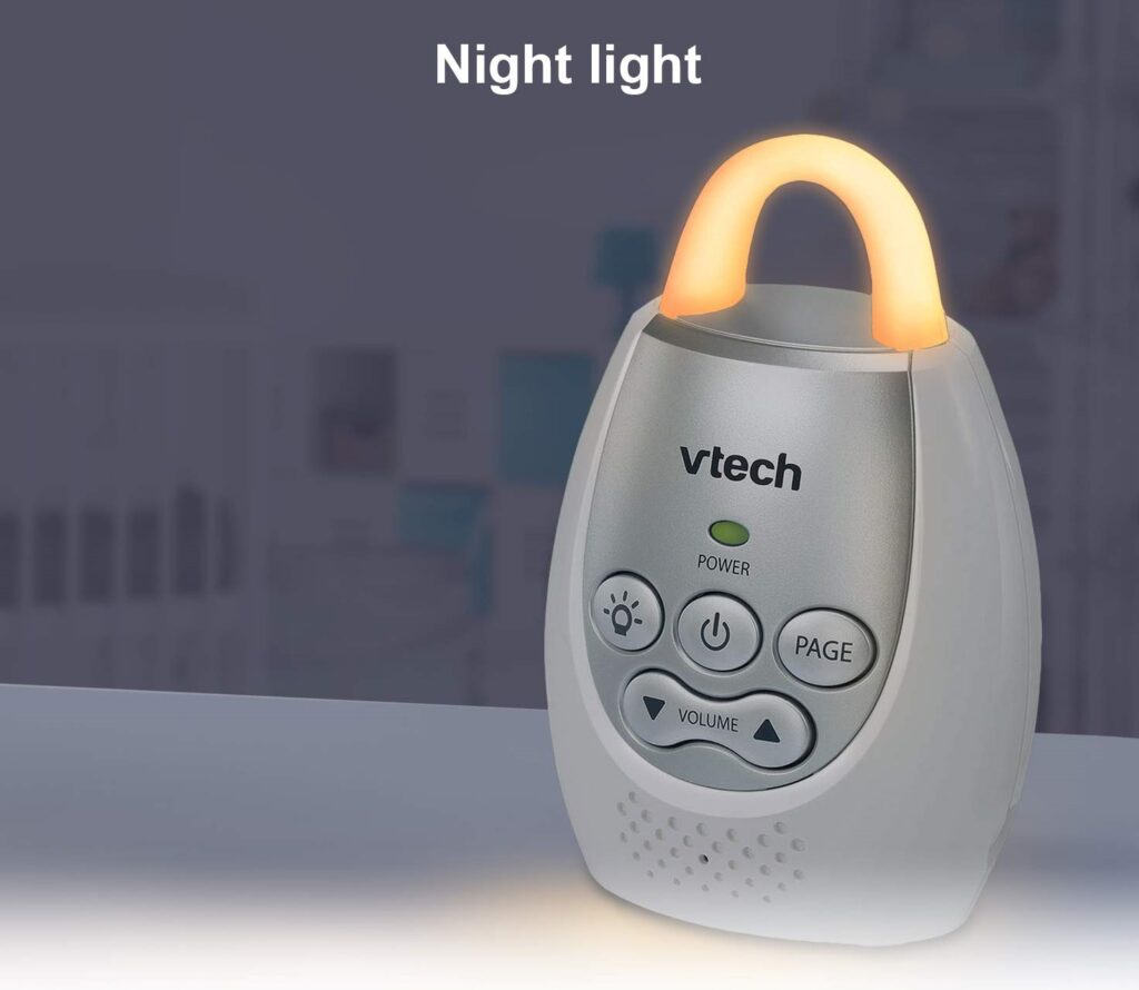 Night Light on the Baby Unit
Vibrating Baby Monitor for Deaf Parents