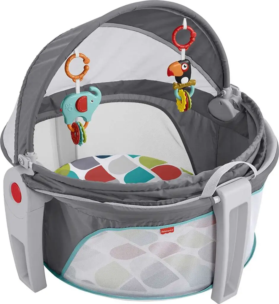 Fisher-Price On-The-Go Baby Dome, Color Climbers Travel Bassinet
Best Travel Bassinet for Babies