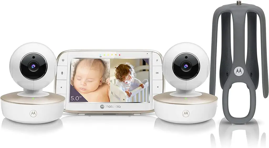 Motorola Baby Monitor VM855 - 5" WiFi Video Baby Monitor with 2 Cameras