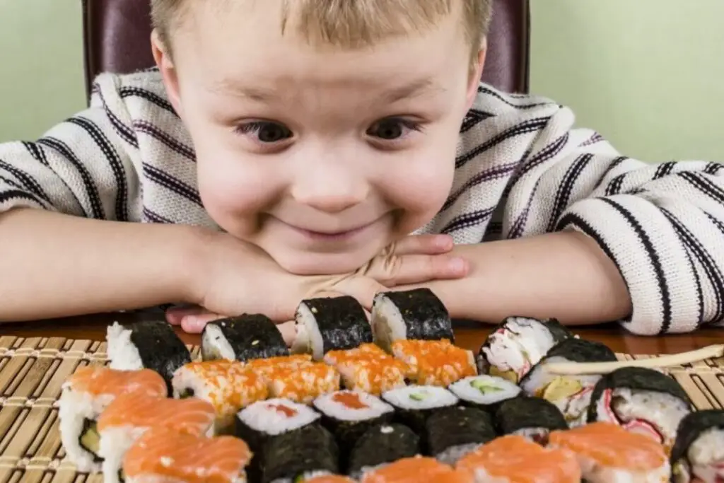When can kids eat sushi